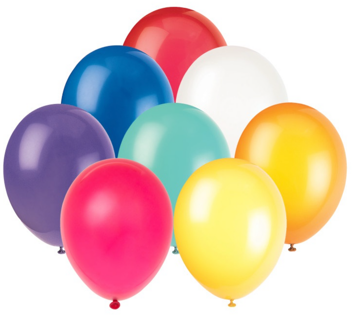 12in Packaged Latex Balloons 72ct - Assorted Colors