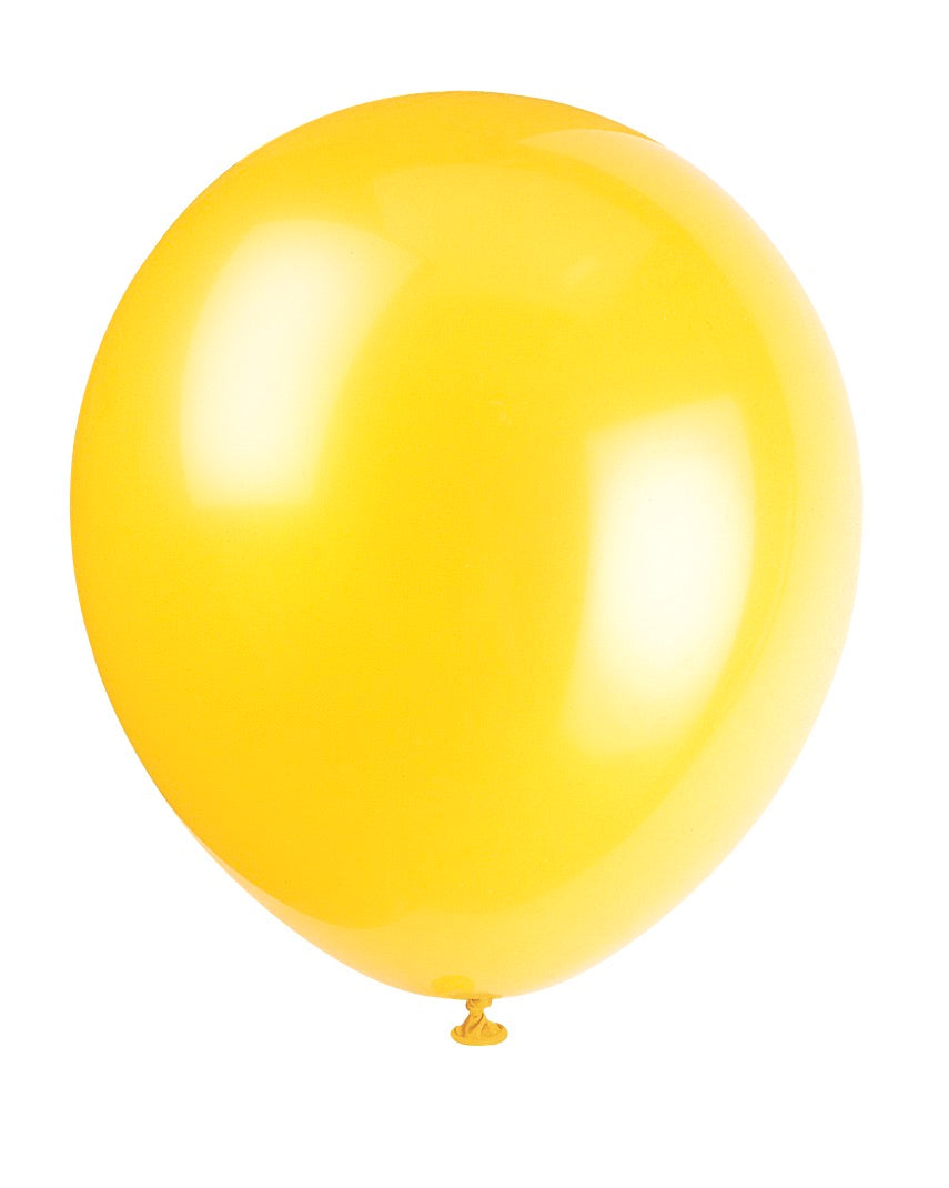 12in Packaged Latex Balloons 72ct - Sunburst Yellow