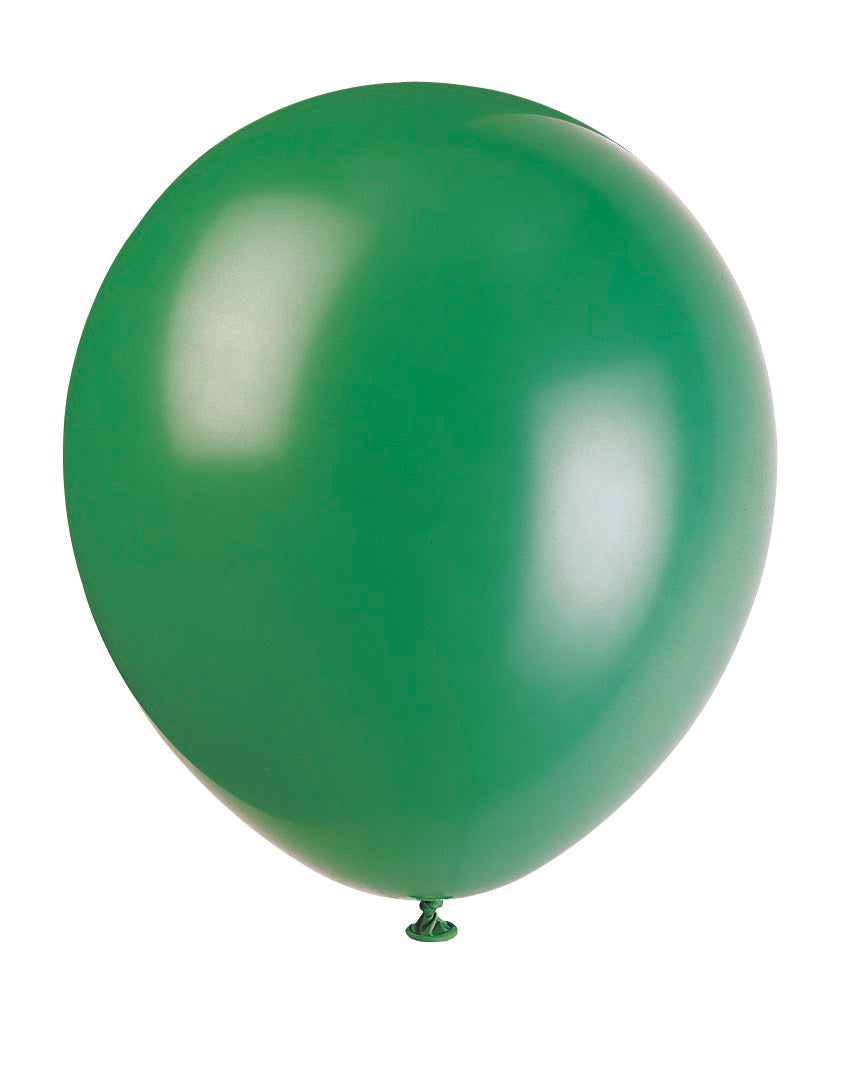 12in Packaged Latex Balloons 72ct - Forest Green