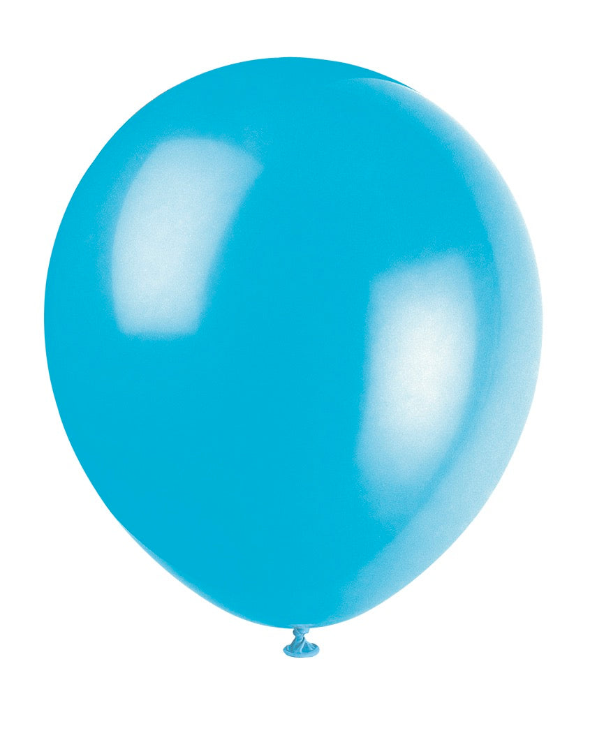 12in Packaged Latex Balloons 72ct - Teal