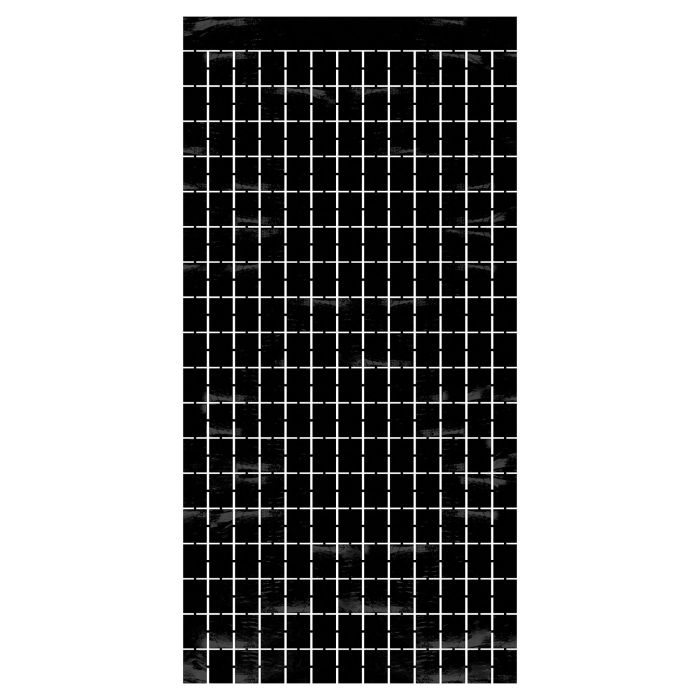 Metallic Square Curtain 38in x 6.5ft