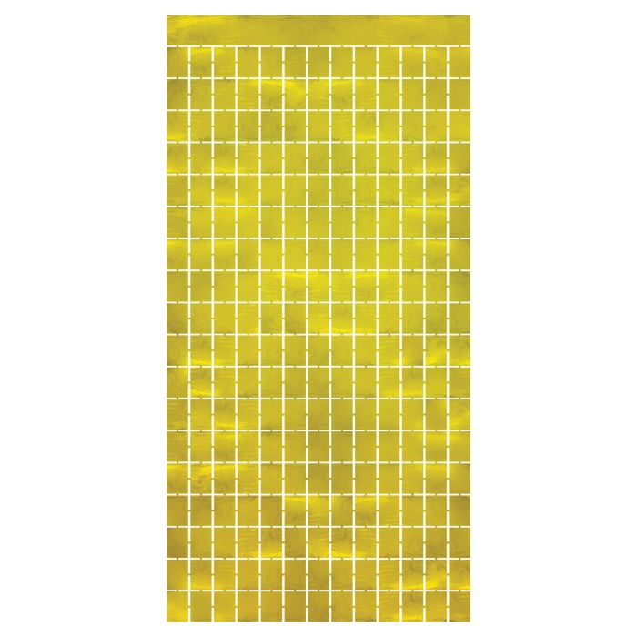 Metallic Square Curtain 38in x 6.5ft