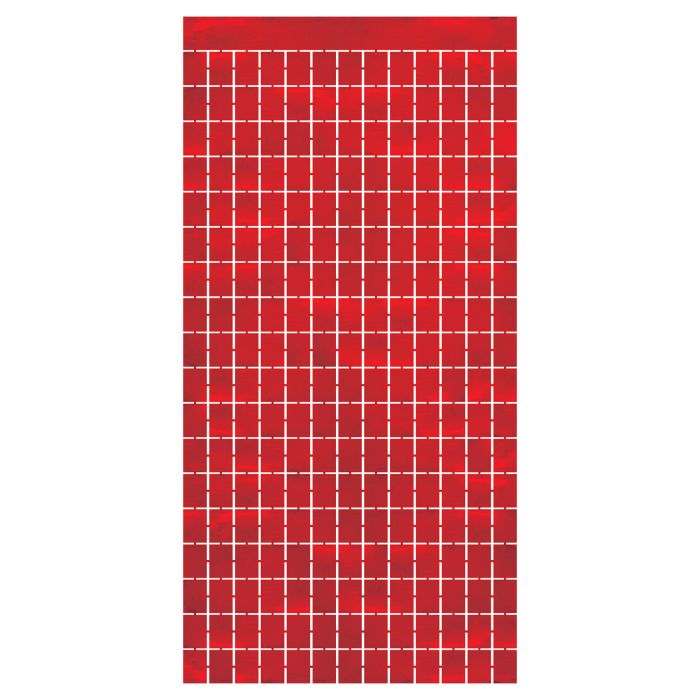 Metallic Square Curtain 38in x 6.5ft