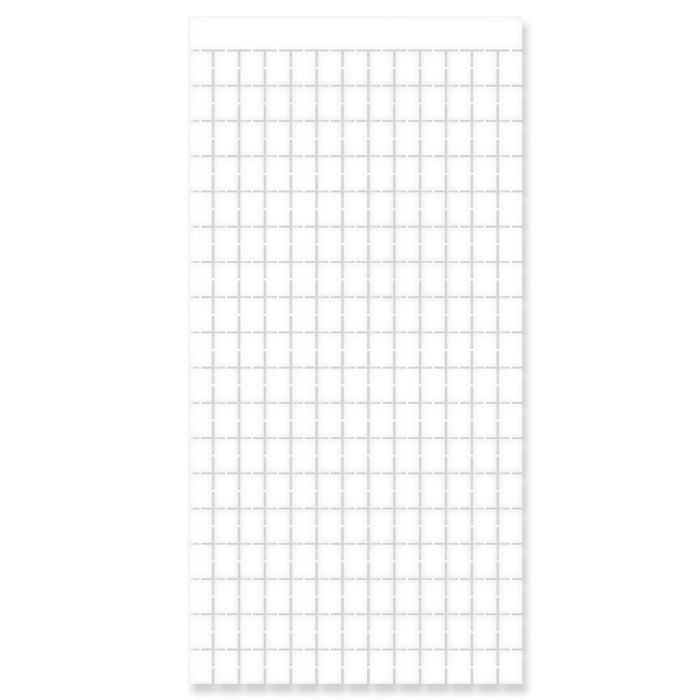 Metallic Square Curtain 38in x 6.5ft