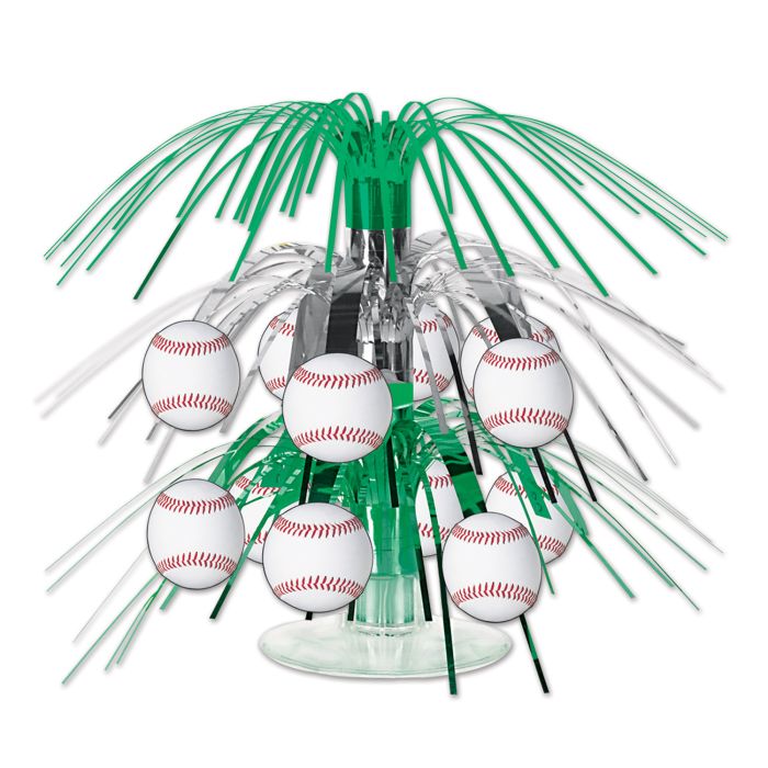 Baseball Mini Cascade Centerpiece