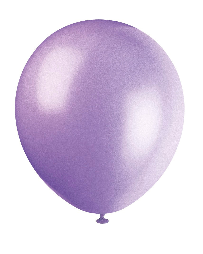 12in Packaged Latex Balloons 10ct - Lavender