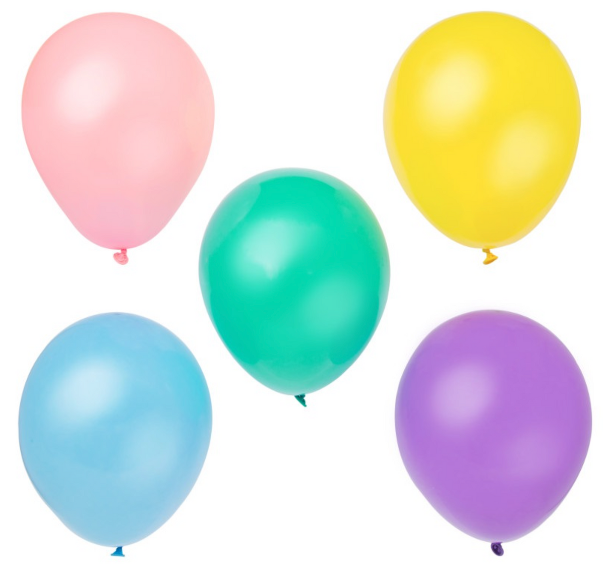 12in Packaged Latex Balloons 10ct - Assorted Pastel