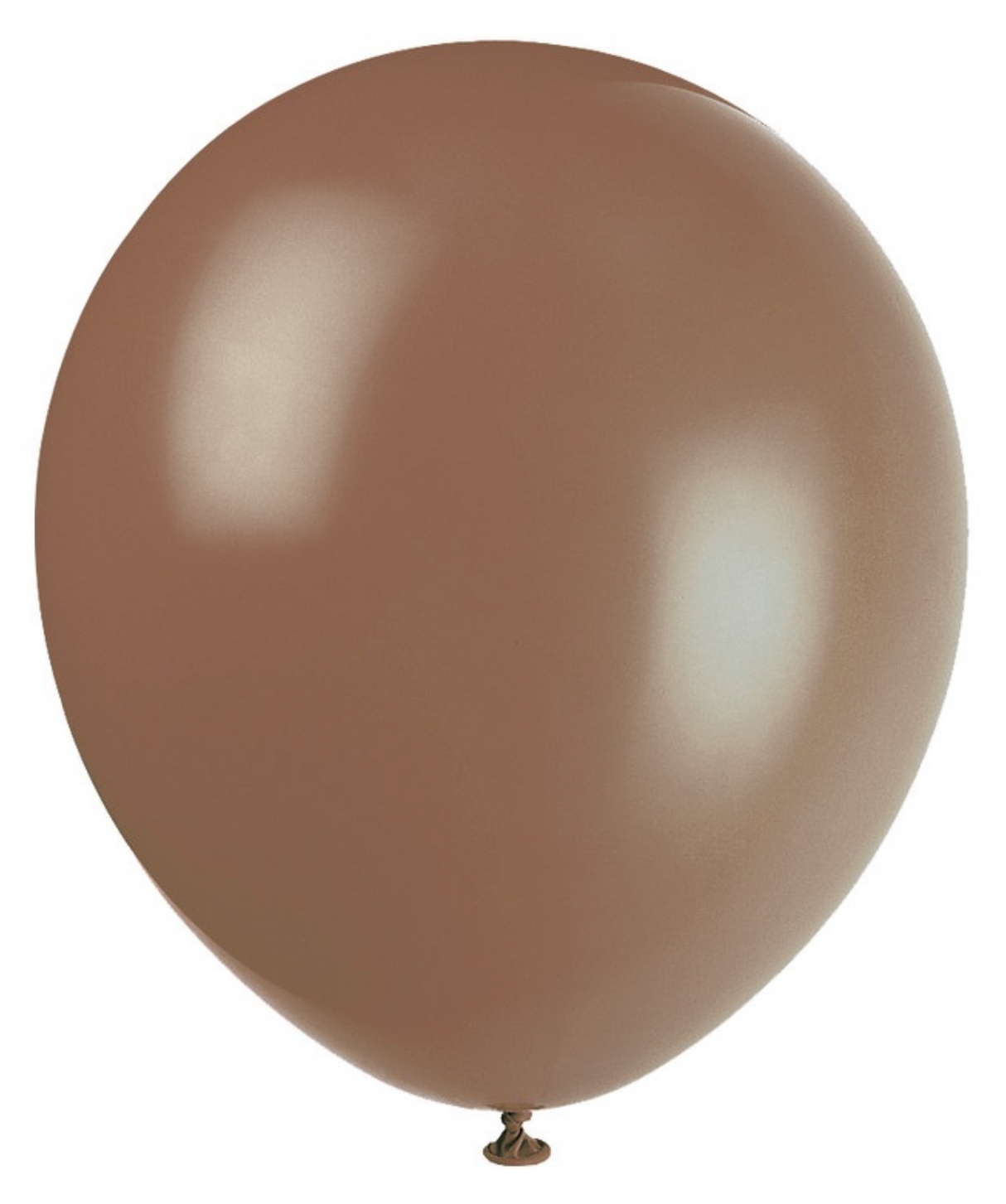 12in Packaged Latex Balloons 10ct - Brown