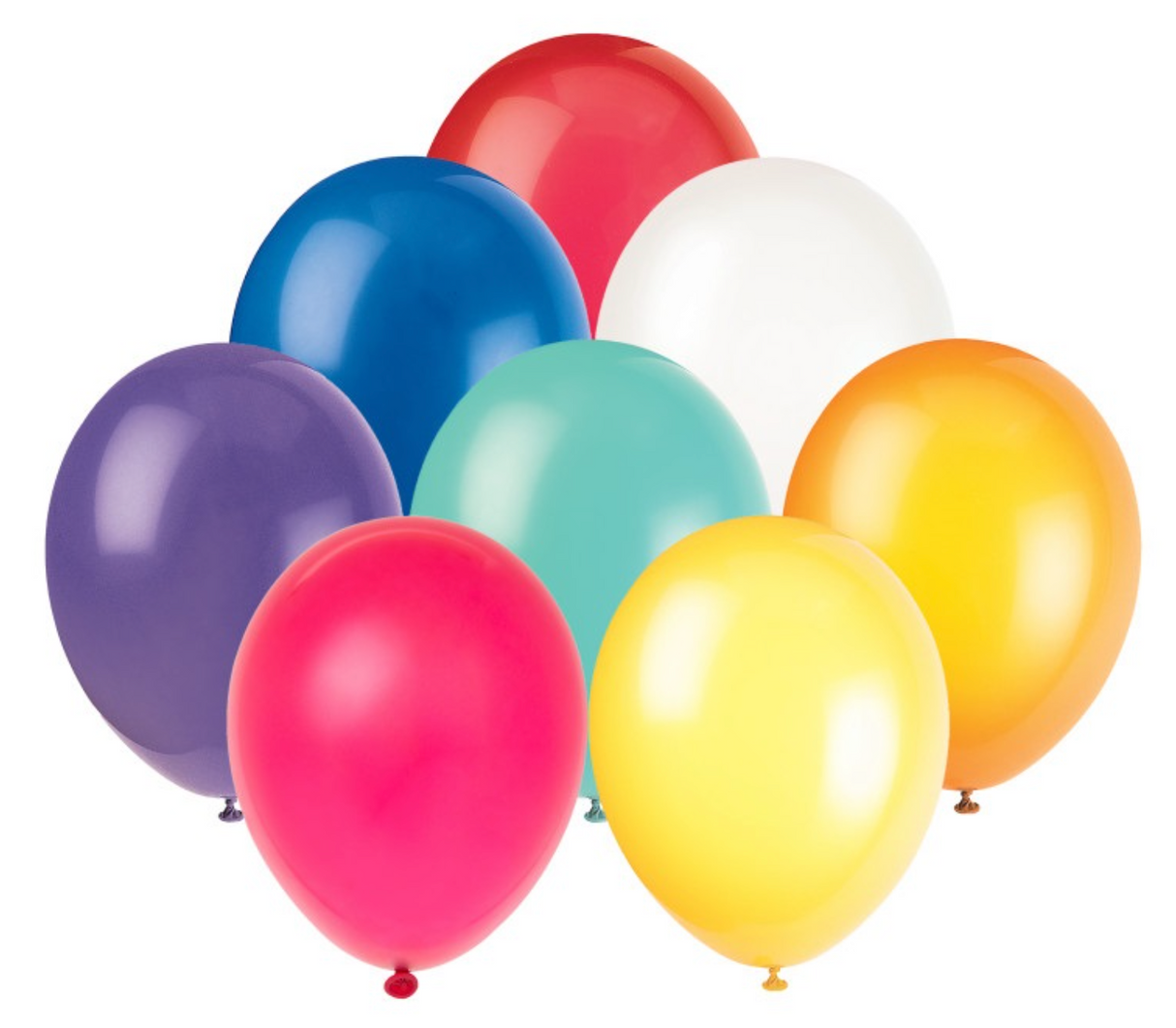 9in Packaged Latex Balloons 20ct - Assorted
