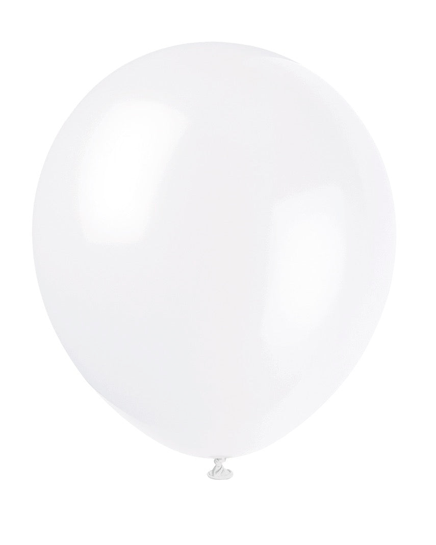 9in Packaged Latex Balloons 20ct - Snow White