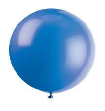 36in Packaged Latex Balloons 6ct - Evening Blue