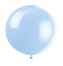 36in Packaged Latex Balloons 6ct - Cool Blue