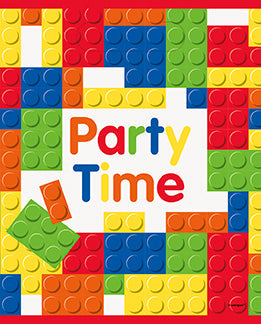 Building Blocks Birthday Loot Bags 8ct