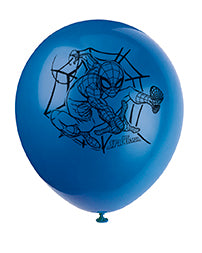 Spider-Man 12in Latex Balloons 8ct