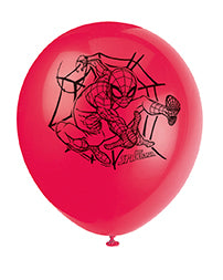 Spider-Man 12in Latex Balloons 8ct