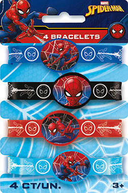 Spider-Man Stretch Bracelets 4ct