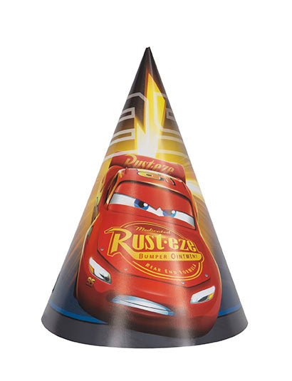 Disney Cars 3 Movie Party Hats 8ct