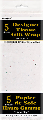 Metallic Tissue Paper 5ct
