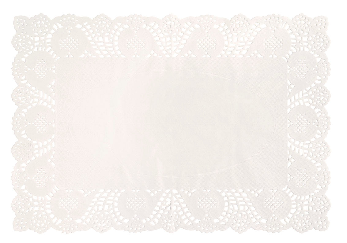 White Placemat Doilies 8ct