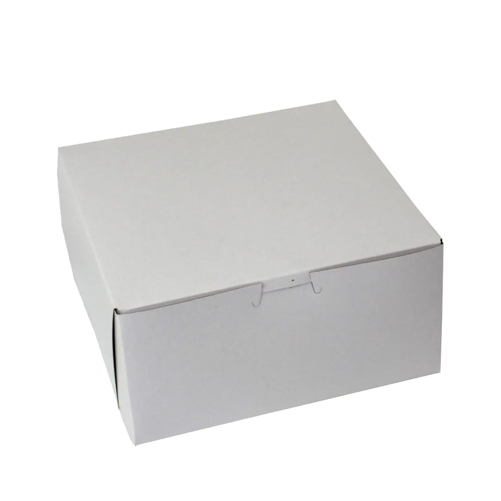 White Cake Box 10in x 10in x 5in