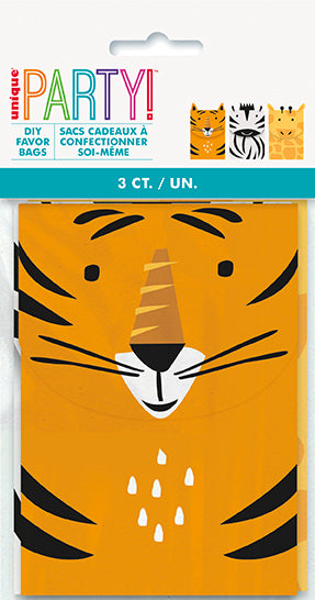 Animal Safari Treat Bag Kit for 3 Guests