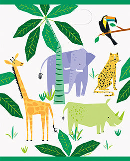 Animal Safari Loot Bags 8ct