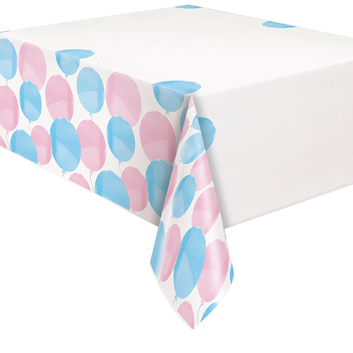 Gender Reveal Party Rectangular Plastic Table Cover 54in x 84in