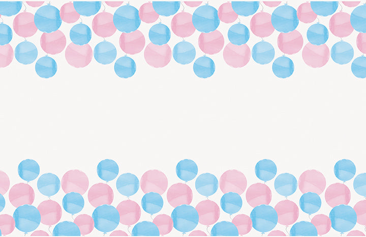 Gender Reveal Party Rectangular Plastic Table Cover 54in x 84in
