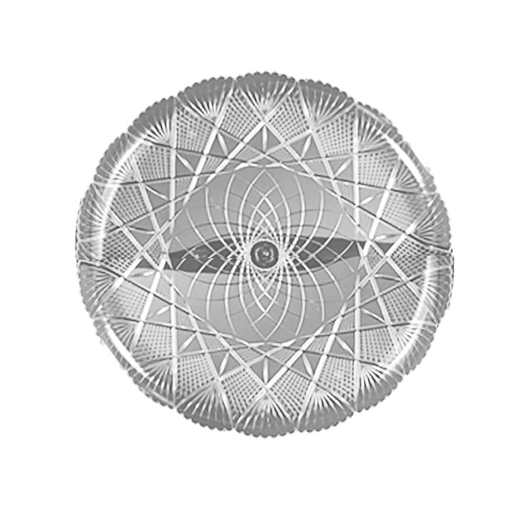 Clear Scalloped Platter