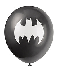 Batman 12in Latex Balloons 8ct