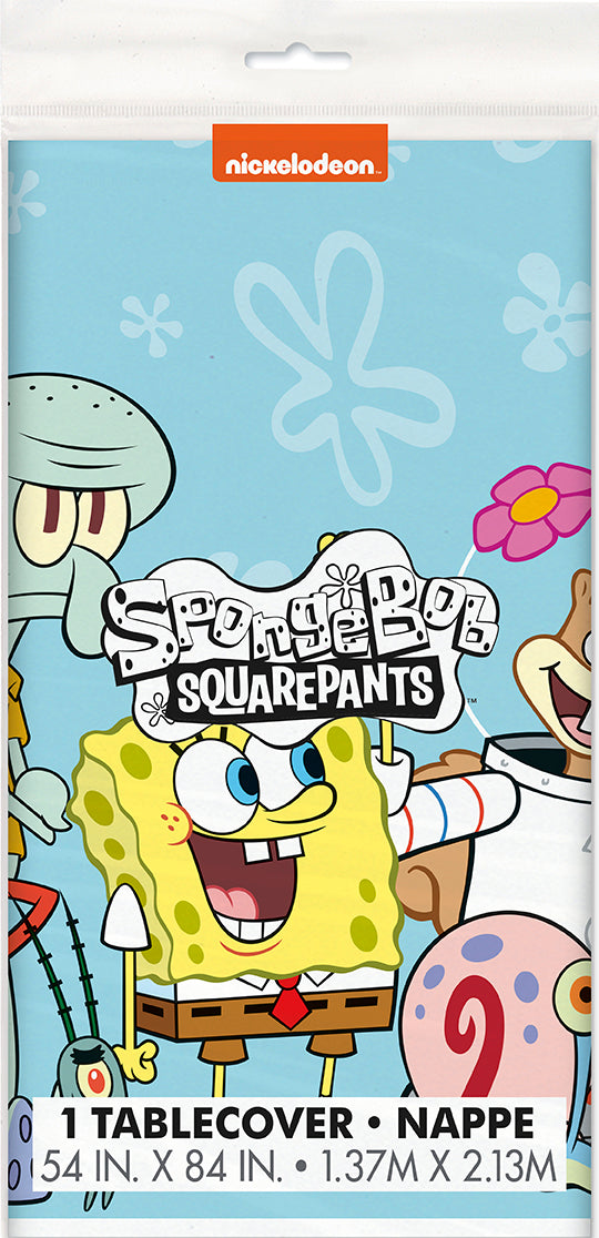 Spongebob Squarepants Plastic Table Cover 54"x 84"