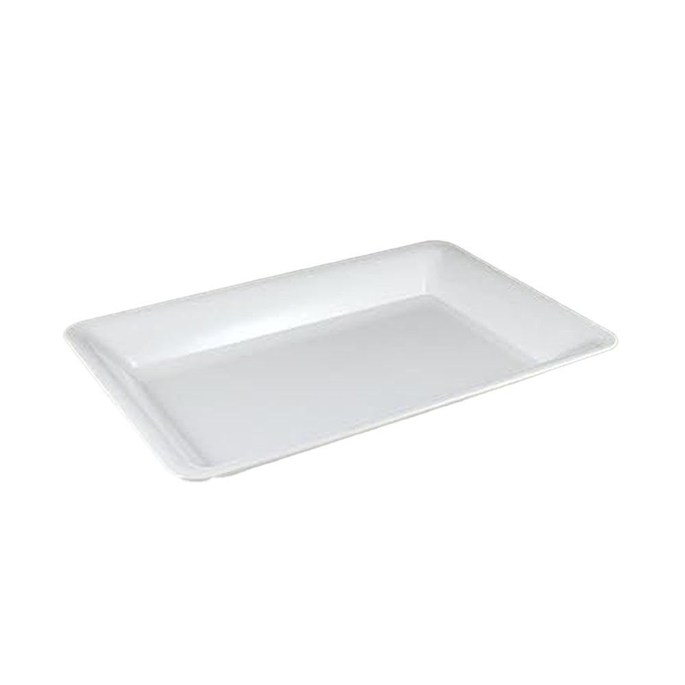 White Plastic Rectangular Tray