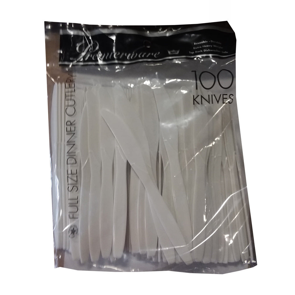 Premierware White Cutlery 100ct