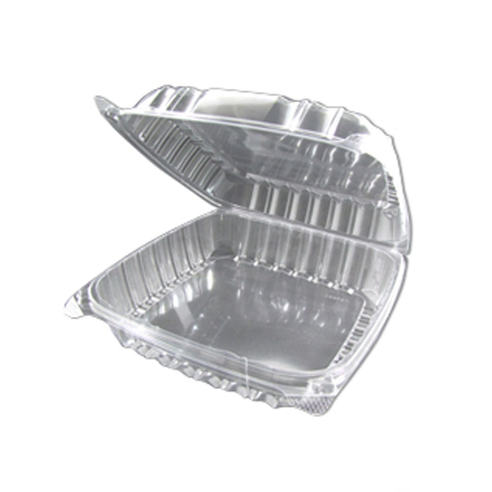 Clear Hinged Plastic Container