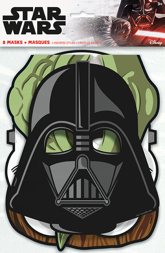 Star Wars Classic Masks 8ct