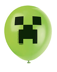 Minecraft 12in Latex Balloons 8ct