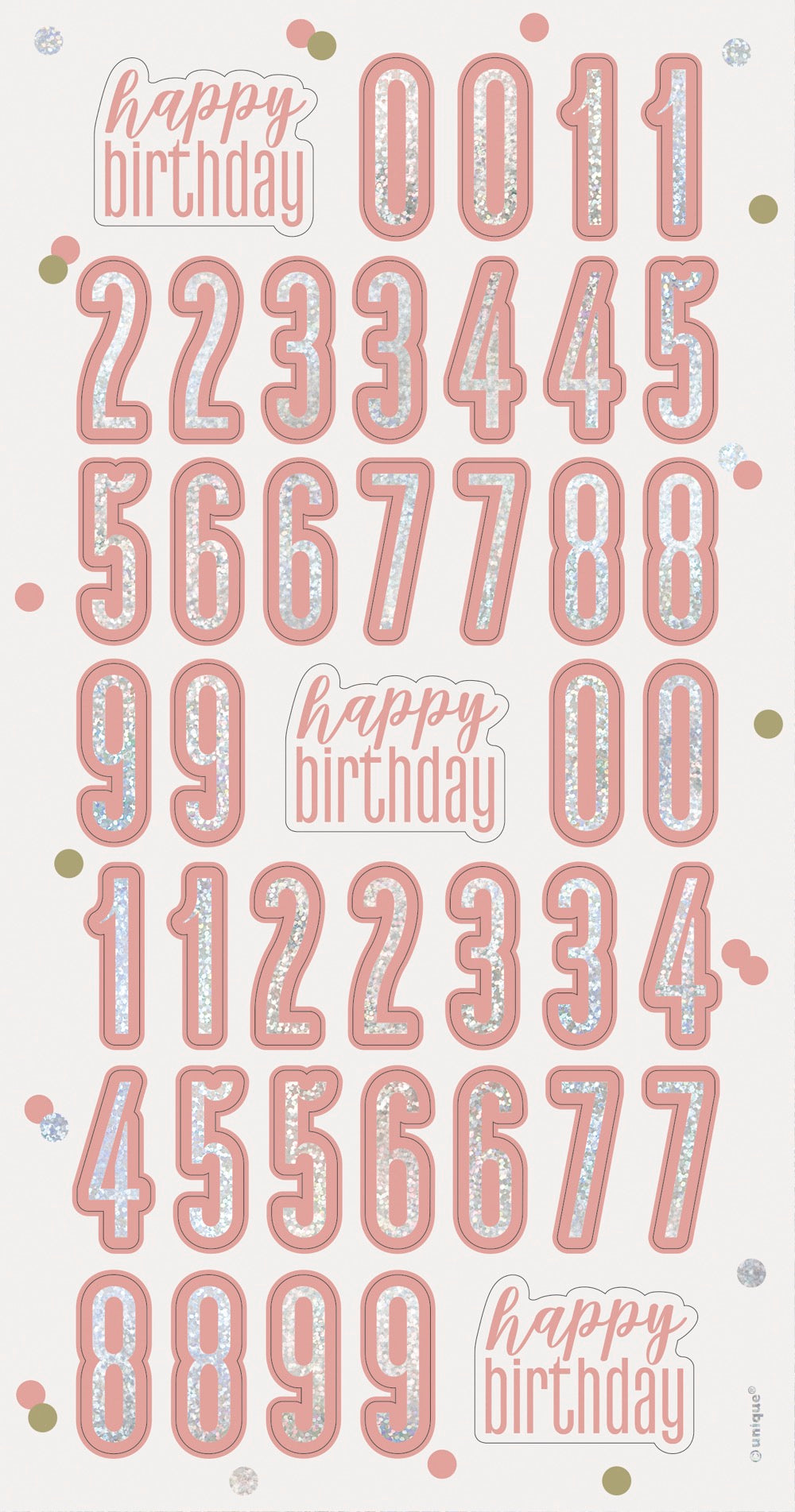 Glitz Rose Gold Balloon Weight Centerpiece - Any Age