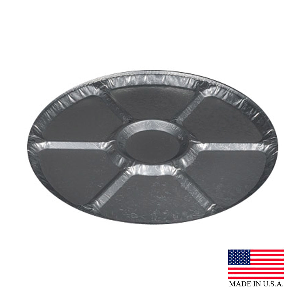 Aluminum 16in Lazy Susan Catering Tray