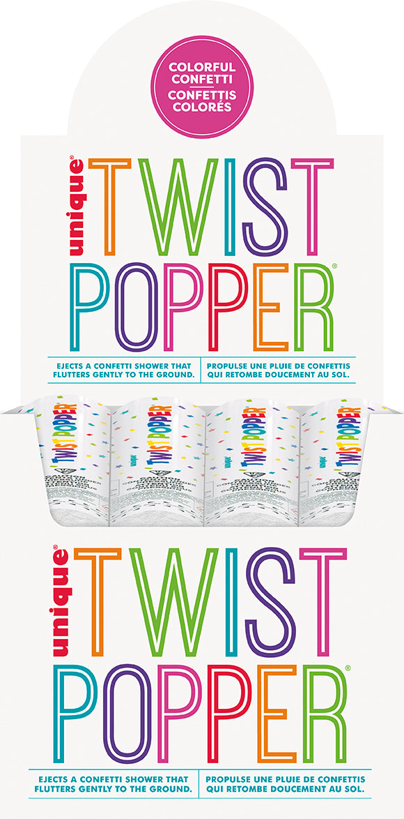 Twist Confetti Popper 11.5in