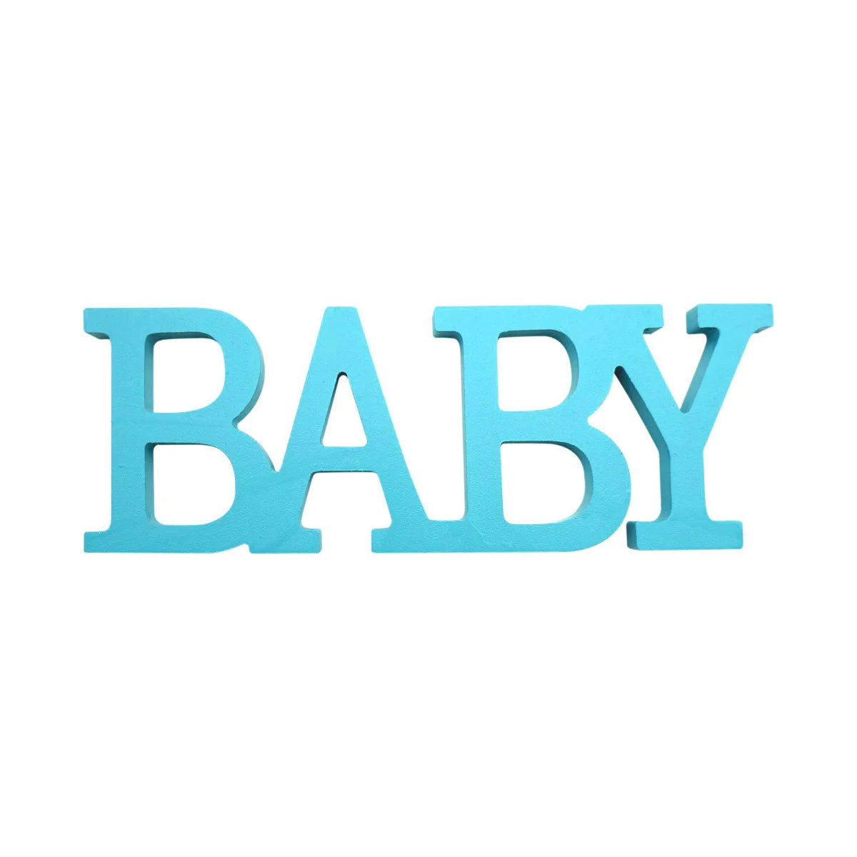 BABY Blue Wood Decoration