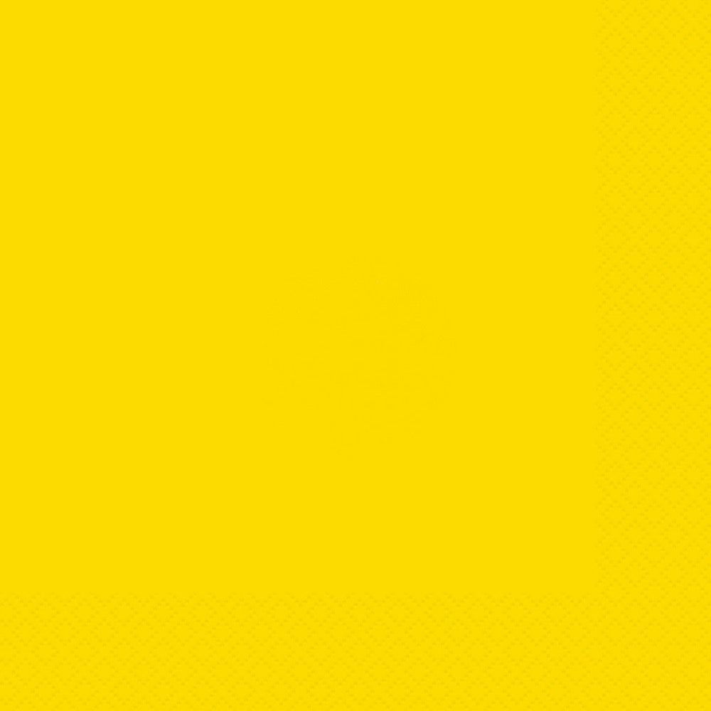 Yellow Lunch Napkins 20ct