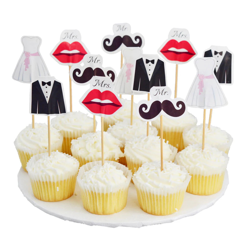 Wedding Theme Party Picks 12ct