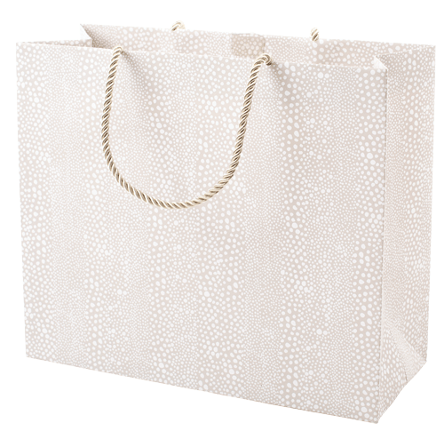 Pebble Grey Gift Bag Lg 11 3/4 X 4 3/4 X 10