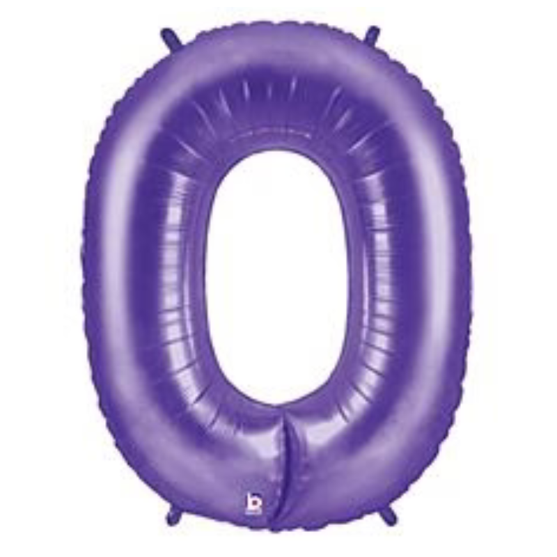 34in Number Balloons: Purple