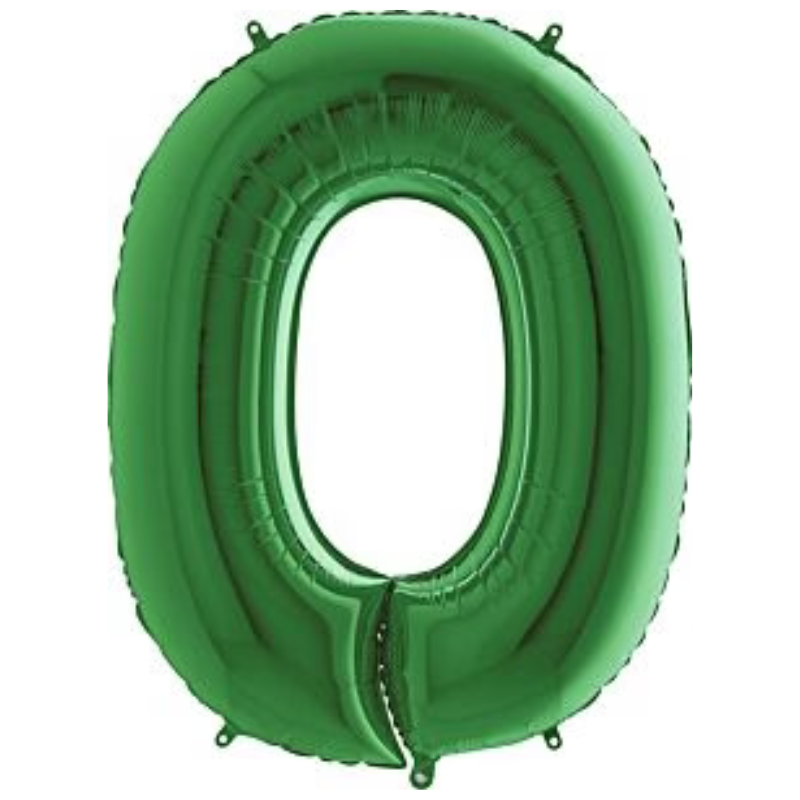 34in Number Balloons: Green