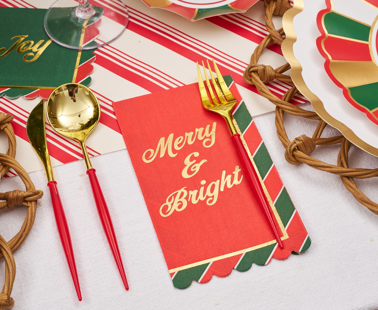 Joyful Christmas Guest Towels 20ct