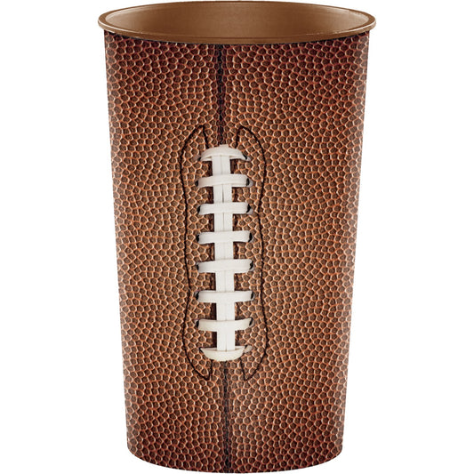 Football Party 22oz Plastic Tumbler