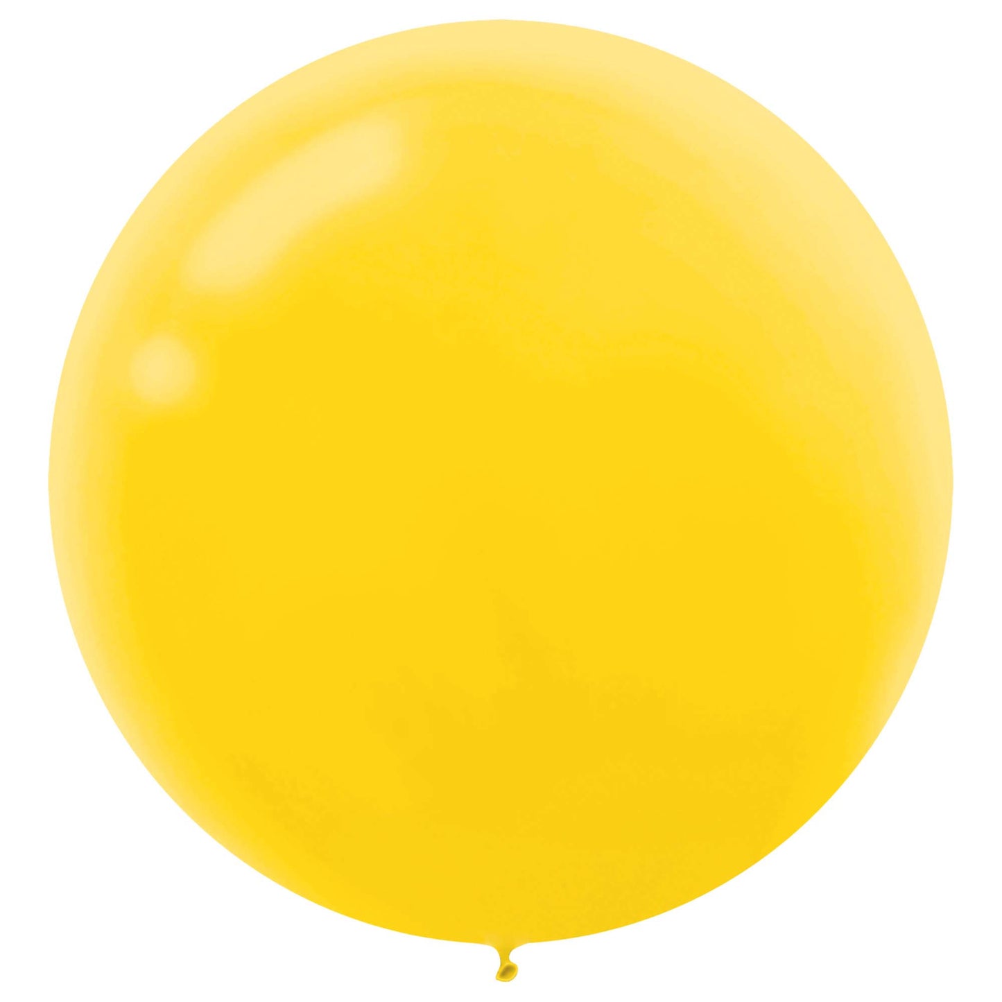 24in Helium Inflated Latex Balloon - Yellow
