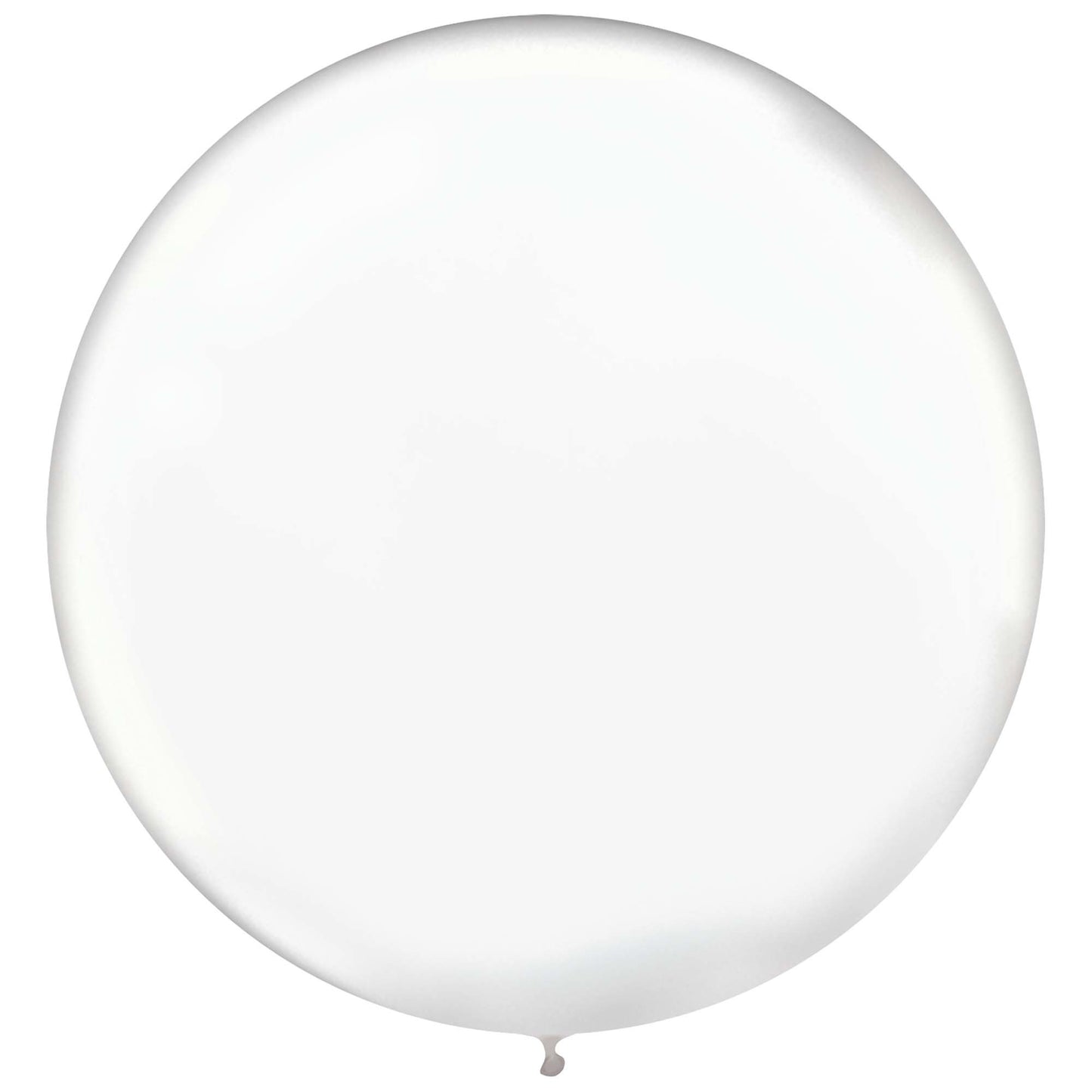 Clear 24in Latex Balloons 4ct