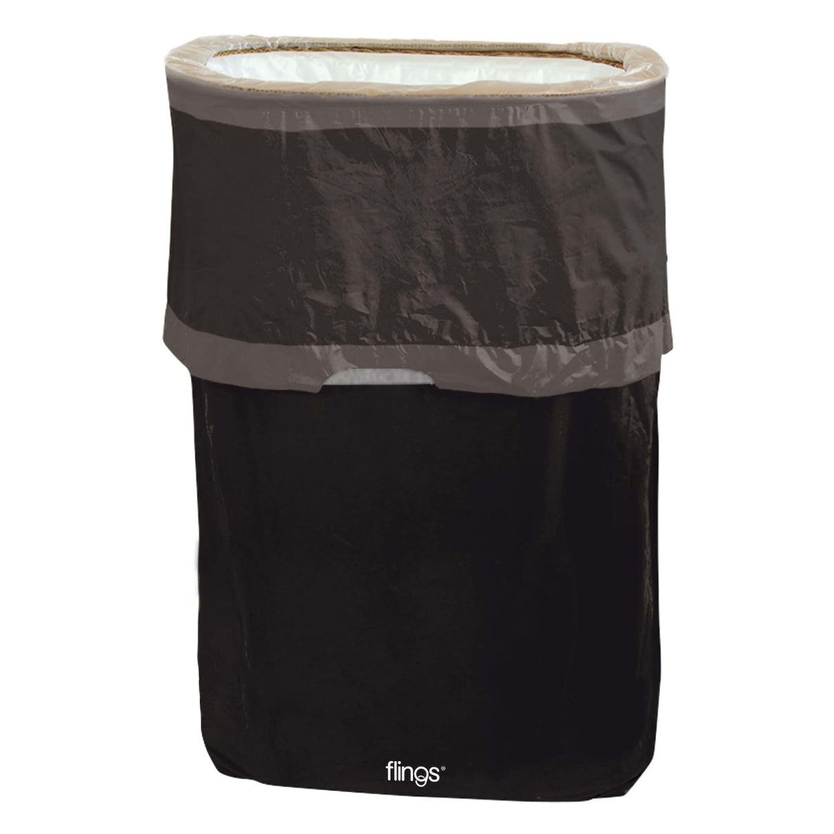 Pop-Up Trash Bin - Black